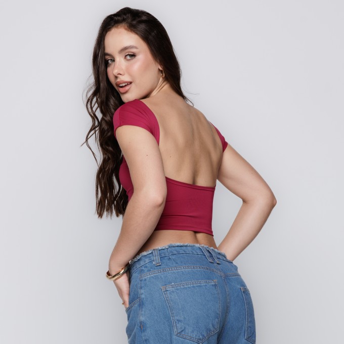Blusa Costas Abertas Desejo